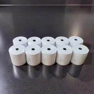 High Output 10 Pieces of 80mm by 80mm by 13mm Thermal Paper Rolls