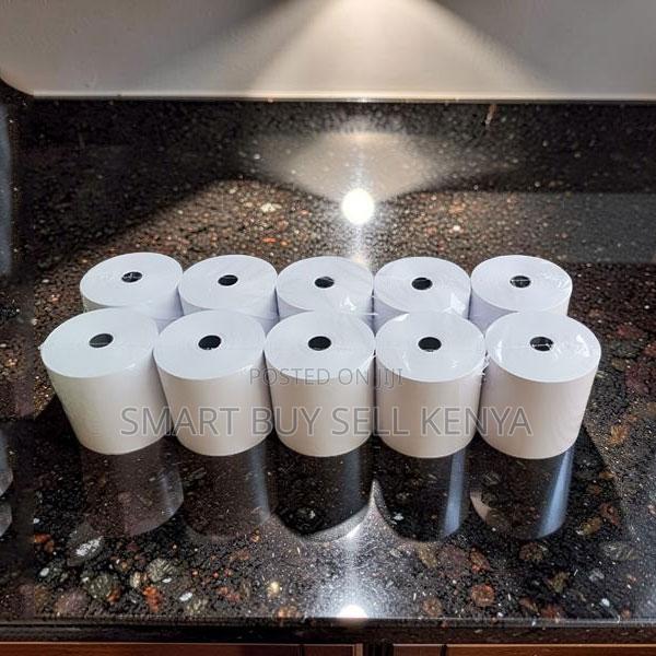 Pro Grade Pos 10 Pieces of 80mm by 80mm by 13mm Thermal Paper Rolls