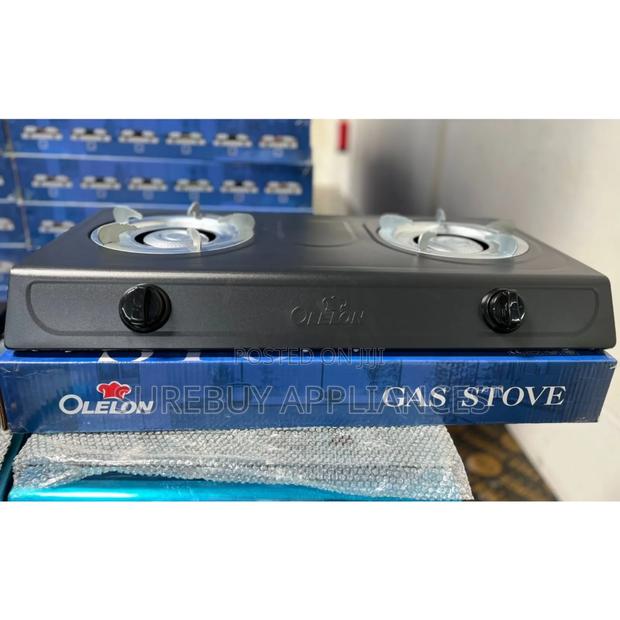 Olelon Stainless Steel 2 Burner Table Top Gas Cooker