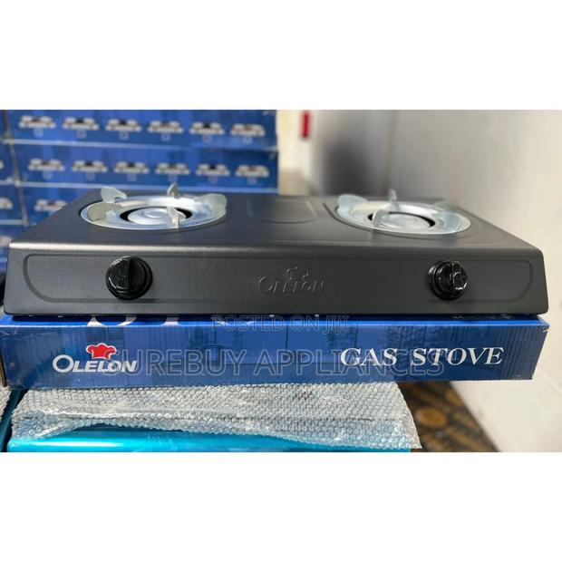 Olelon Double Burner Stainless Top Gas Stove