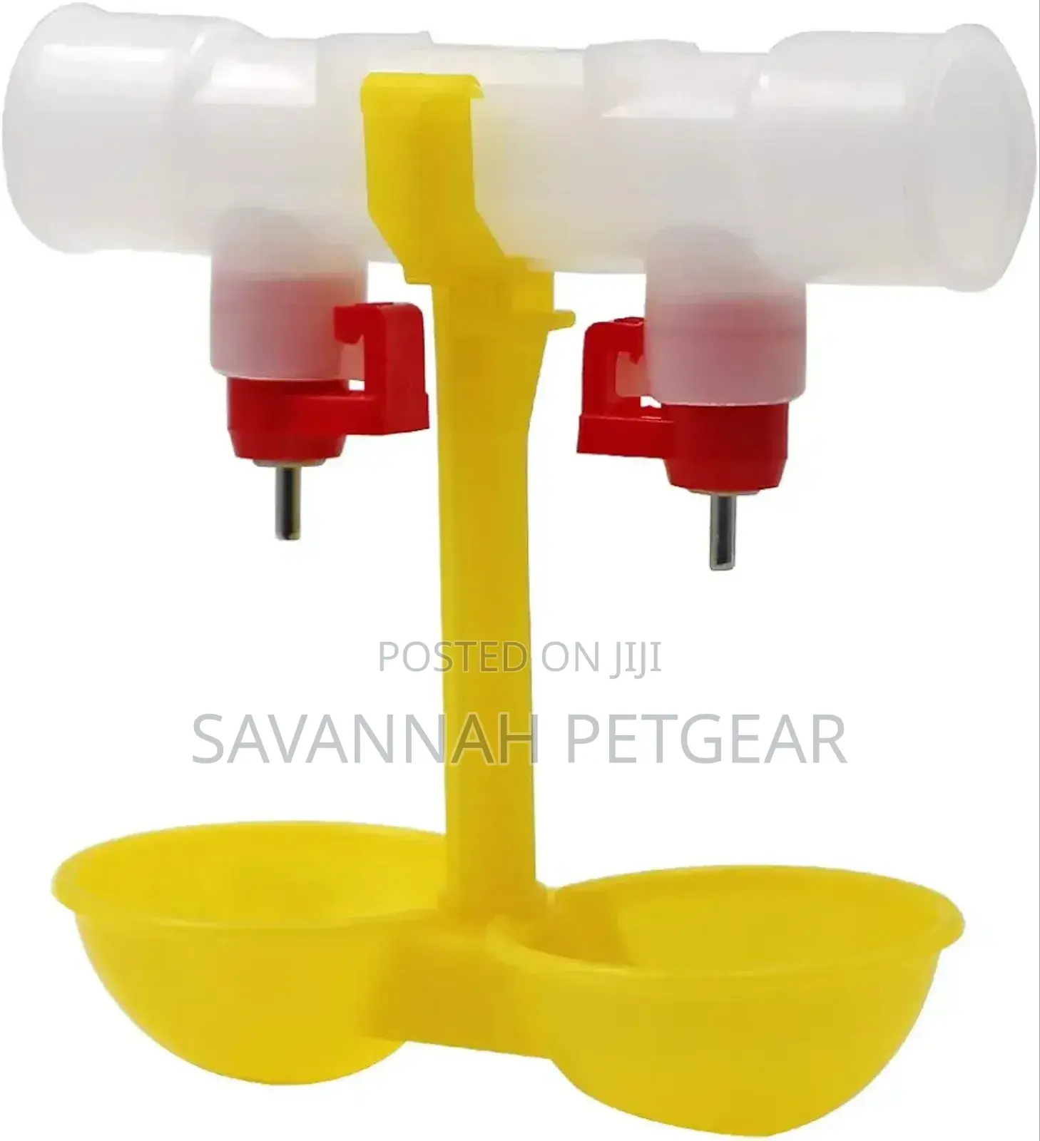 Double Outlet Drinking Hanging Chickens Cups Nipple Drinker