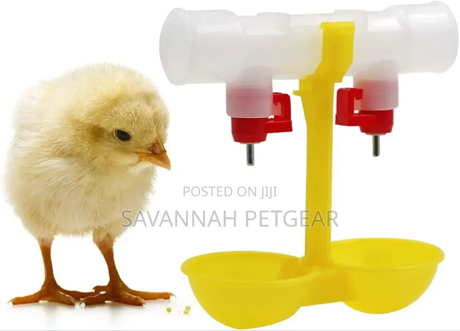 Double Outlet Drinking Hanging Chickens Cups Nipple Drinker