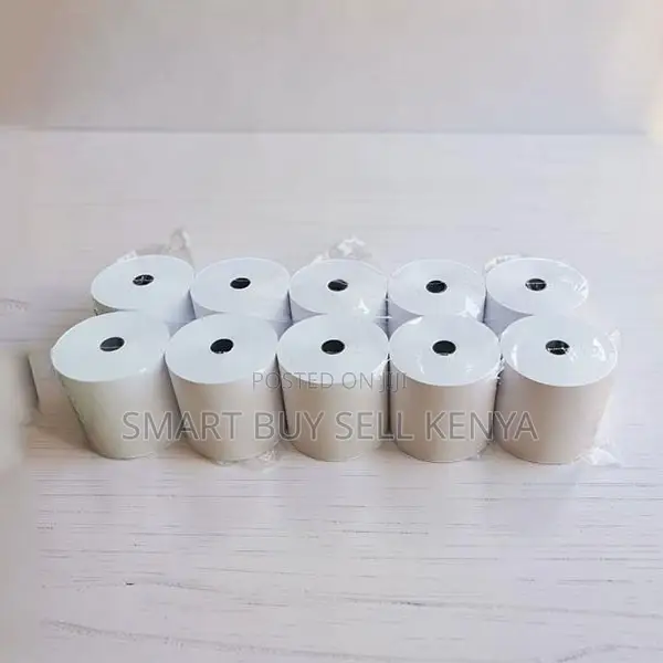 Efficient Pos 10 Pieces of 80mm by 80mm by 13mm Thermal Paper Rolls