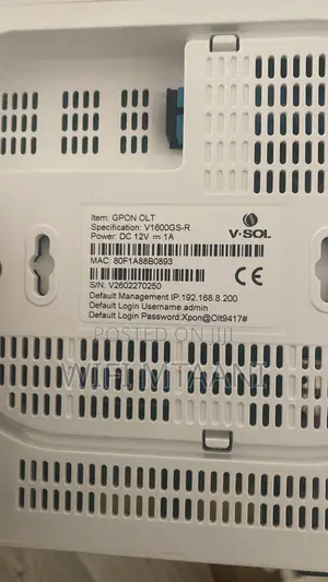 Vsol V1600gs-r 1 Port Gpon Olt 1:64 Split 10ge Sfp