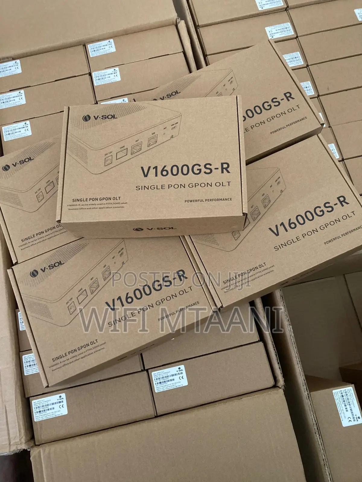 Vsol V1600gs-r 1 Port Gpon Olt 1:64 Split 10ge Sfp
