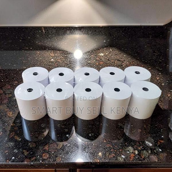 Pos Essentials 10 Pieces of 80mm by 80mm by 13mm Thermal Paper Rolls