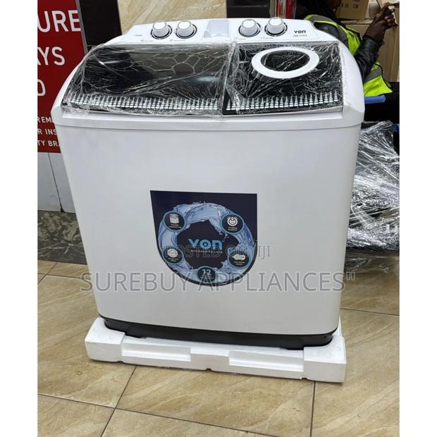 Von 13kg Double Tub Washing Machine – Heavy Duty Wash Spin