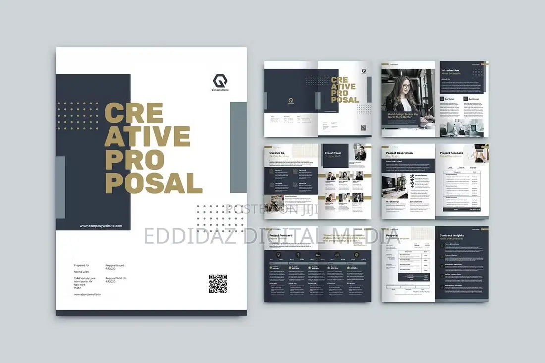 Modern Business Proposal And Annual Report Design