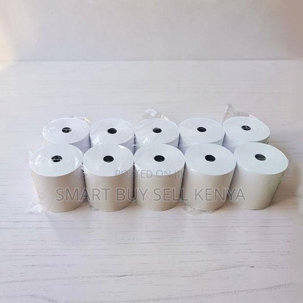Super Smooth 10 Pieces of 80mm by 80mm by 13mm Thermal Paper Rolls