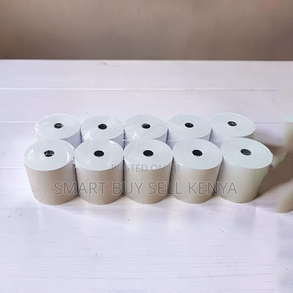 Sharp Print 10 Pieces of 80mm by 80mm by 13mm Thermal Paper Rolls