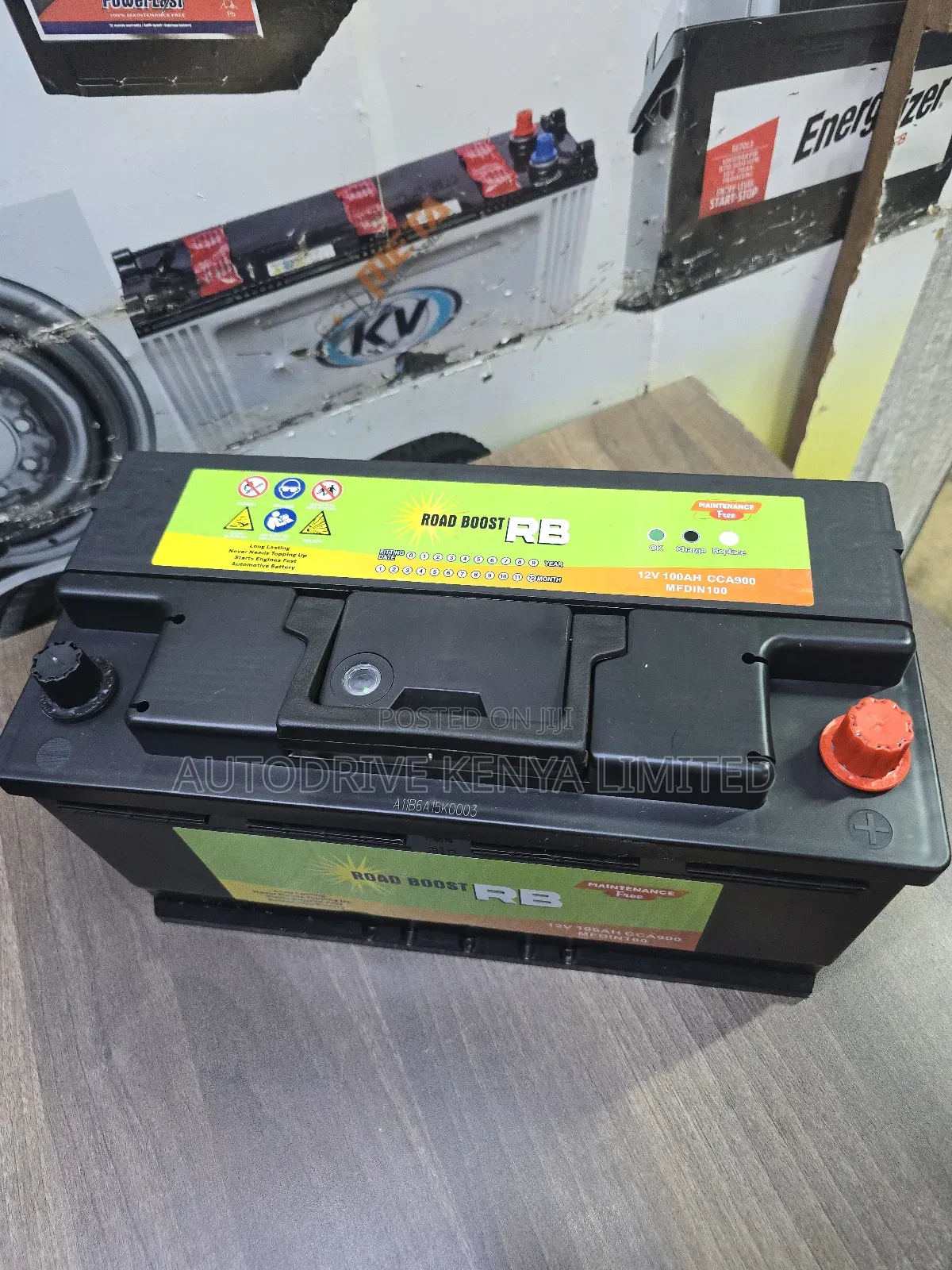 Din100 Roadboost Japanese Technology Car Battery
