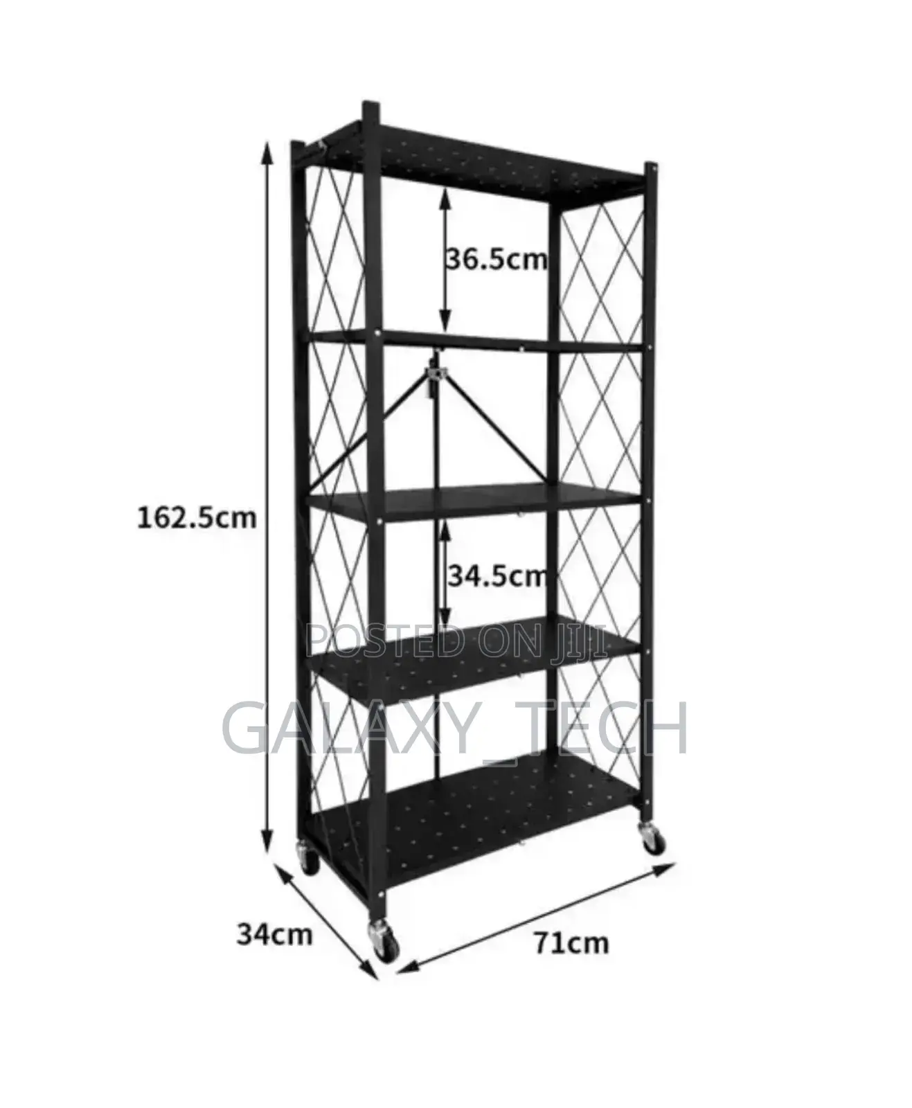 5 Tiers Kitchen Rack//Foldable Kitchen Rack
