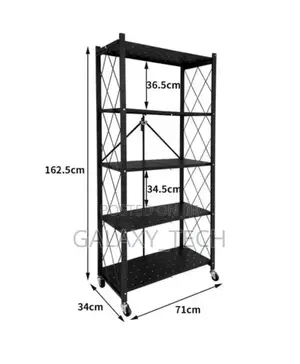 5 Tiers Kitchen Rack//Foldable Kitchen Rack