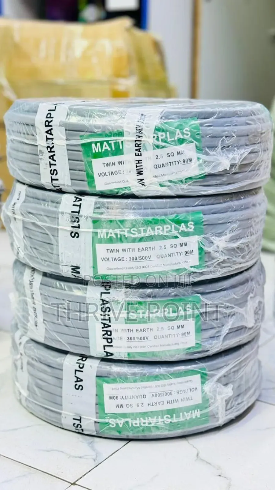 2.5mm Twin Mattstarplus Cable