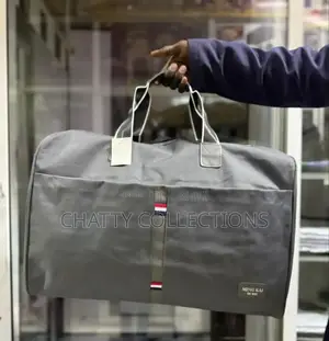 Gray Unisex Quality Oxford Travel Duffle Bags