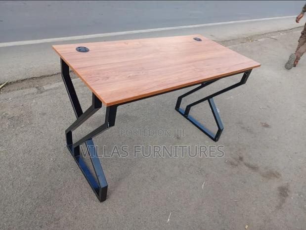 Royal Tick MDF Board Metal Study Desk - main view