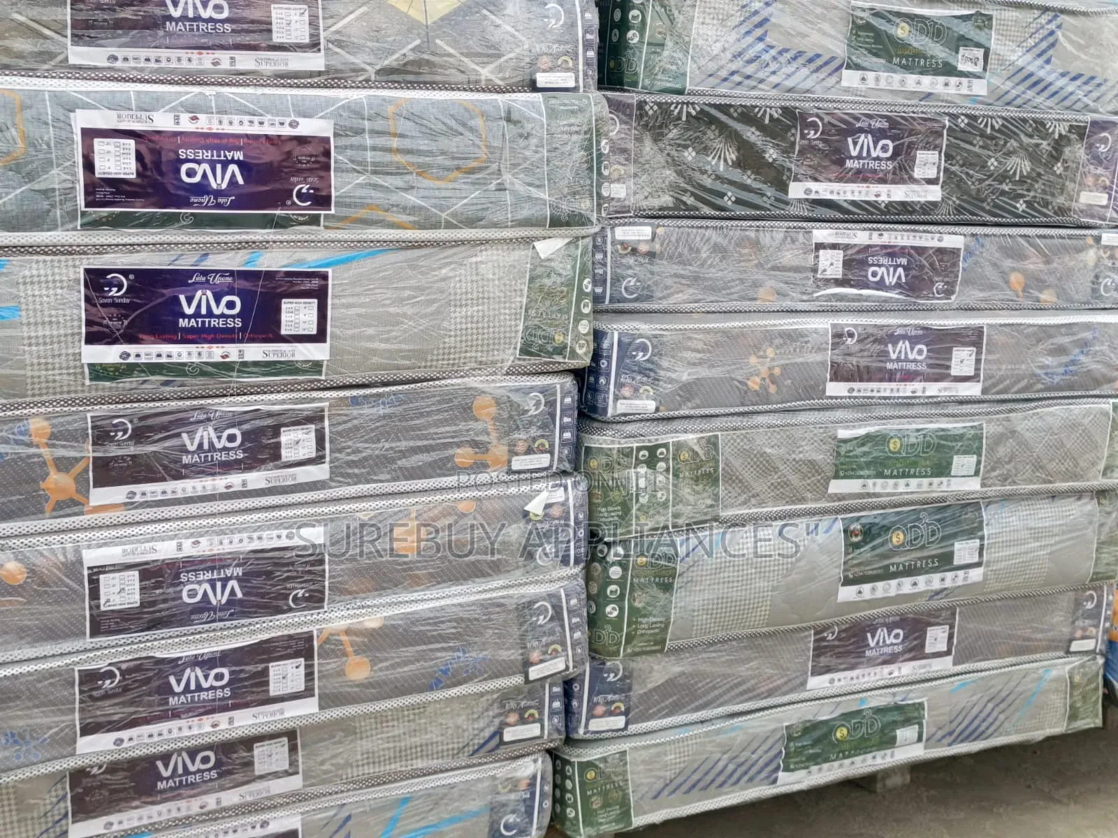 31⁄2x6x8 Inch Plain Foam Mattress