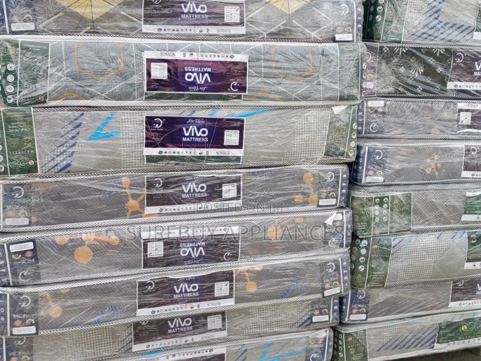 31⁄2 by 6 8” Plain Mattress – Thick, Durable Medium Firm Support
