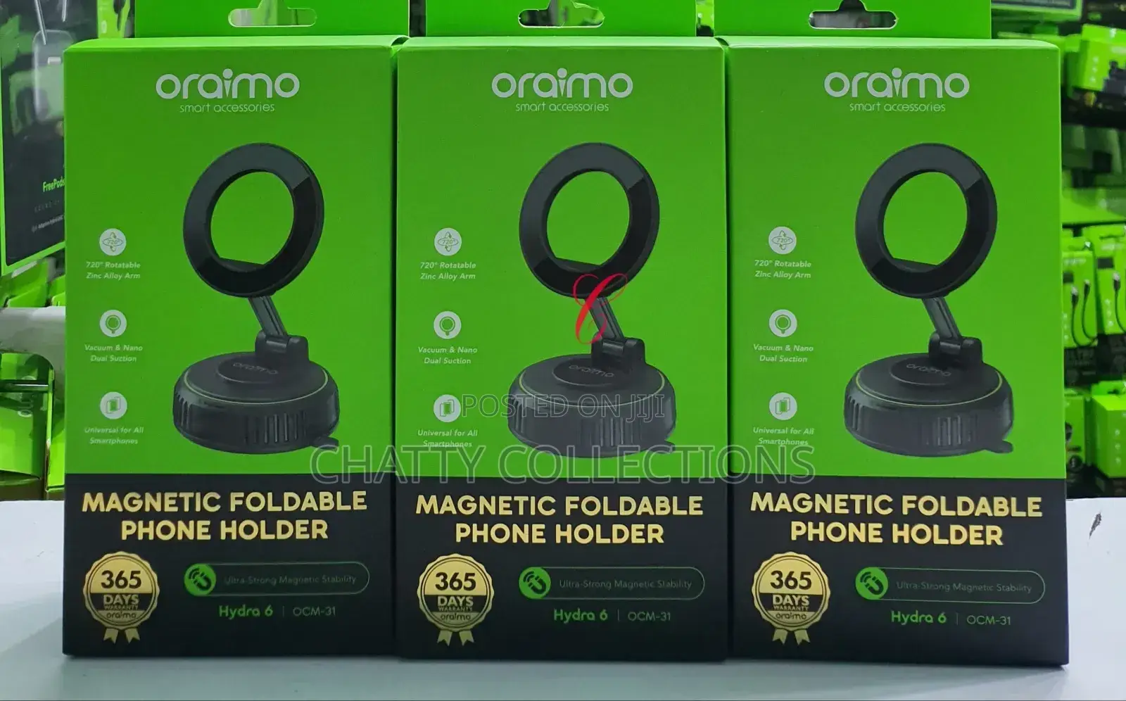 Oraimo Hydra 6 7200 Magnetic Foldable Phone Holder