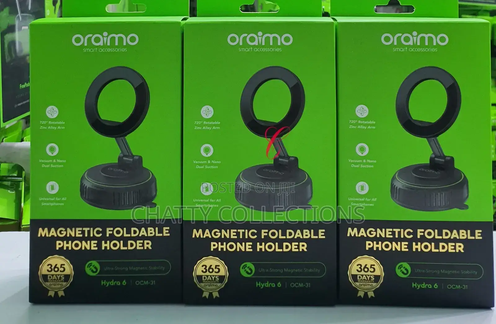 Oraimo Hydra 6 7200 Magnetic Foldable Phone Holder