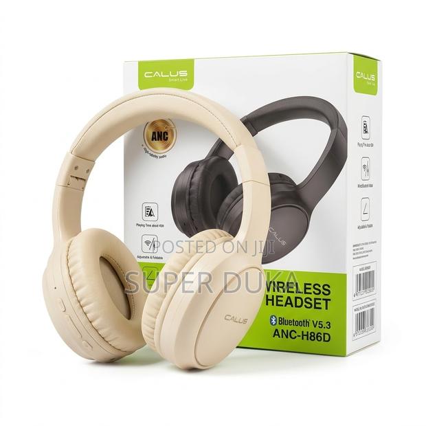 Calus Anc-H86d Wireless Headset - Active Noise Cancelling Hi-Fi Bass