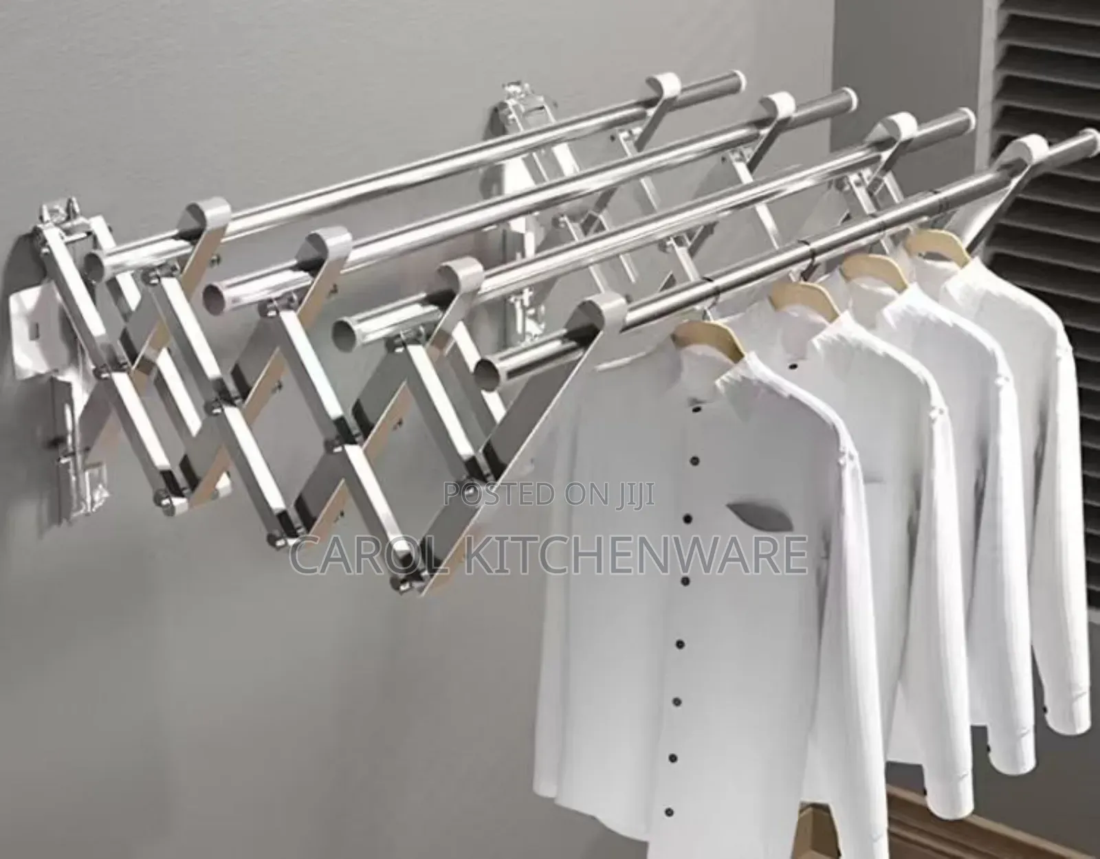 Wall Mount Cloth Rack(1.5 Metres)