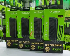 Oraimo Slice 10,000mah Power Bank With Built in Cables