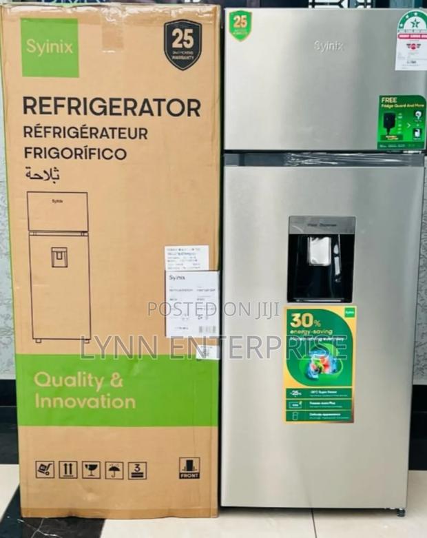Syinix 210 LTRS Double Door Fridge With Water Dispenser