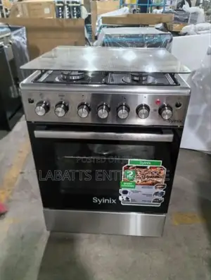 Syinix 60×60 3+1 Standing Cooker With Electric Oven