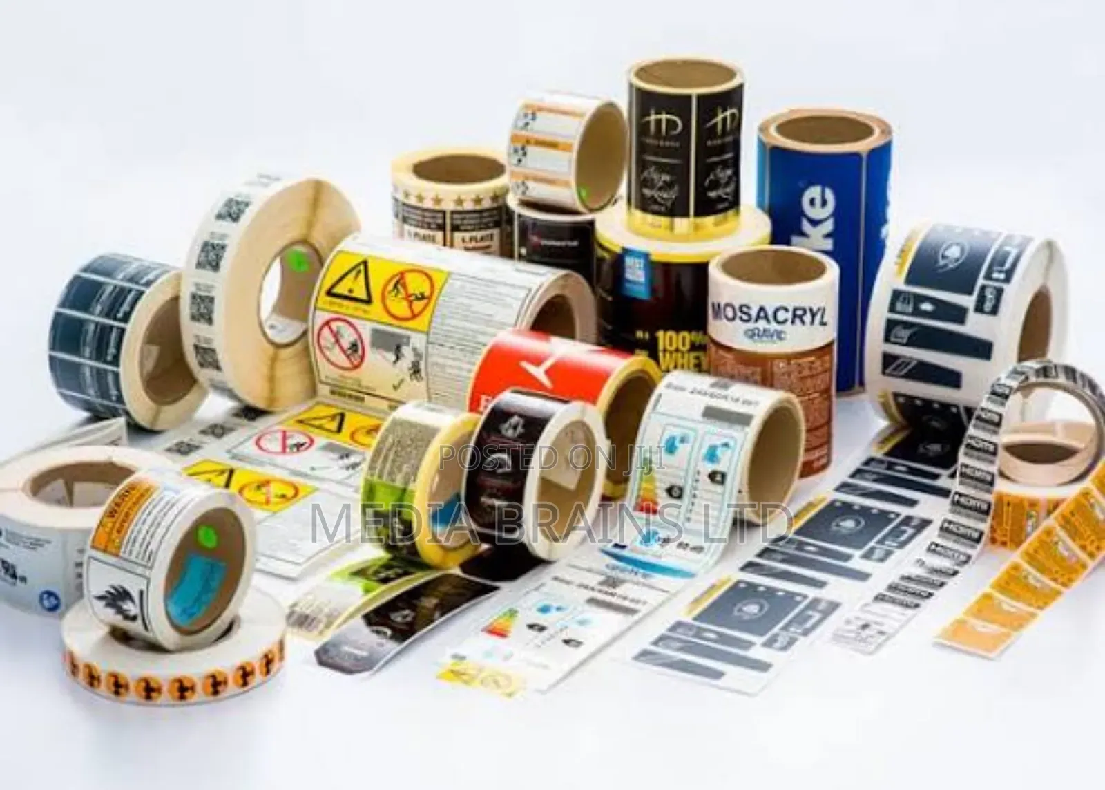 Double Sided Printed Self Adhesive Labels
