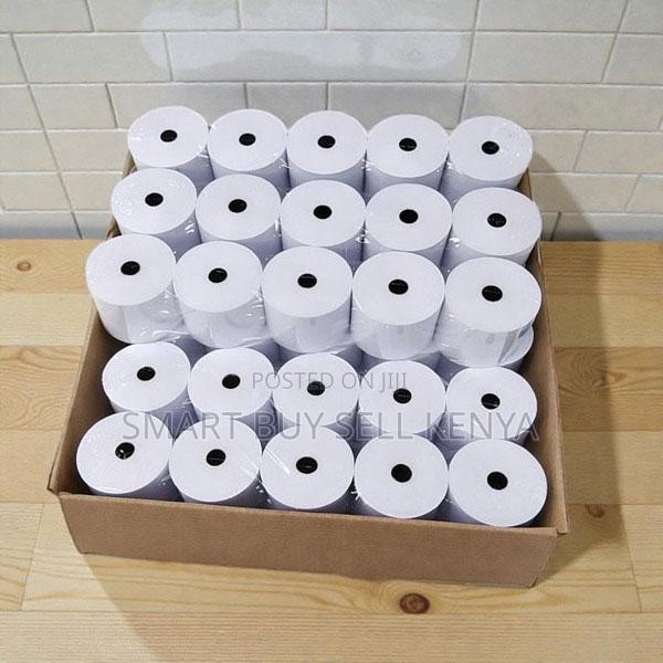 Reliable Print 50 Pieces 80mm by 80mm by 13mm Thermal Paper Rolls