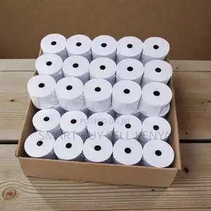 Best Value 50 Pieces 80mm by 80mm by 13mm Thermal Paper Rolls