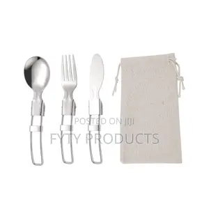 Metal Stainless Steel Outdoor Picnic Premium Tableware Set