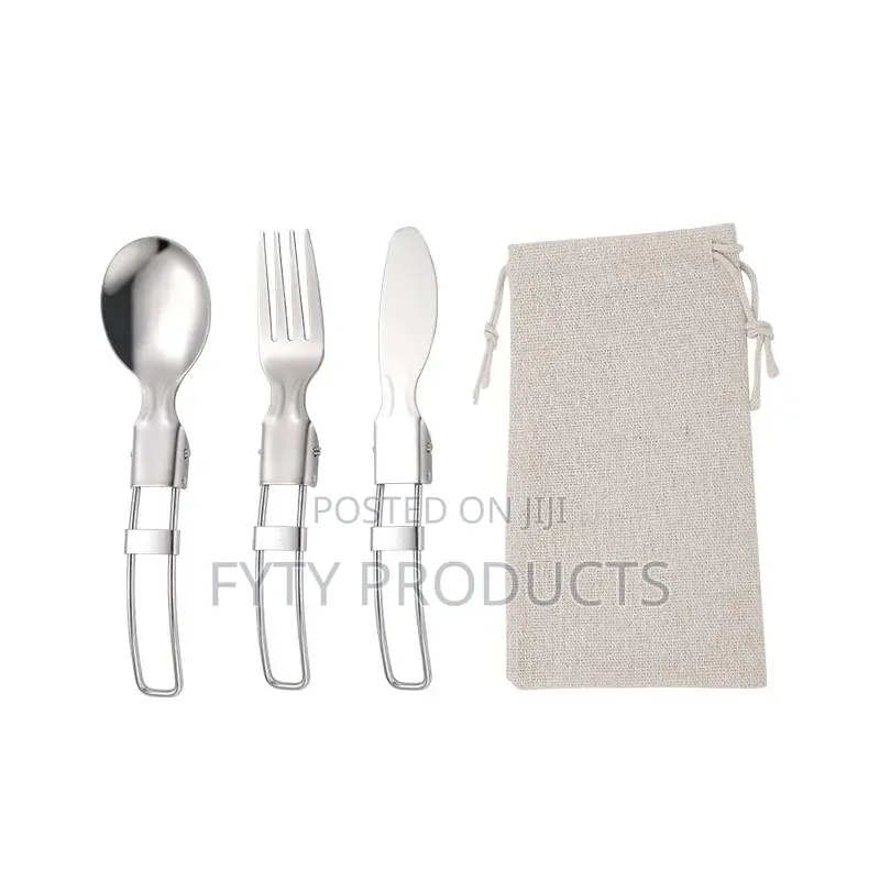Metal Stainless Steel Outdoor Picnic Premium Tableware Set