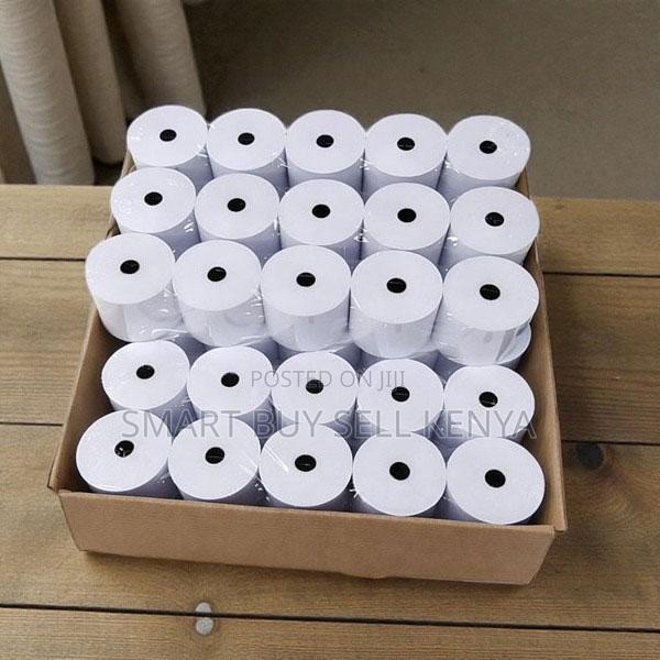 Clean Finish 50 Pieces 80mm by 80mm by 13mm Thermal Paper Rolls