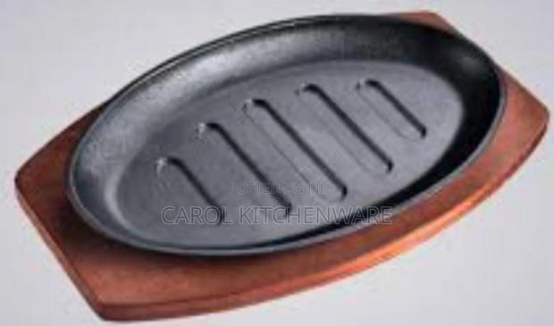 Oval Sizzling Plate/Cast Iron Sizzling Plate - thumbnail 2