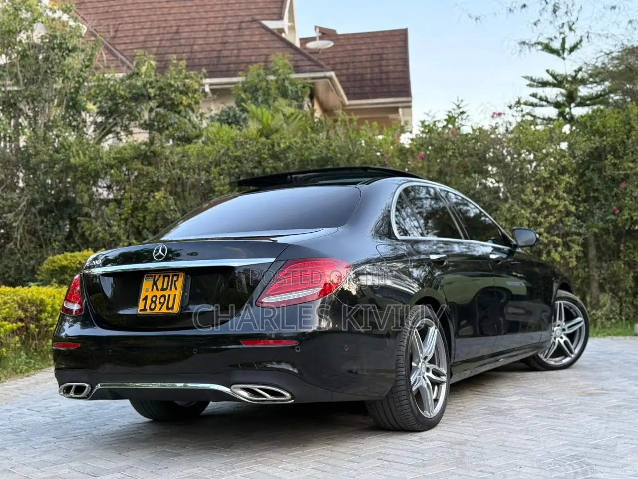 Mercedes-Benz E200 2017 Black