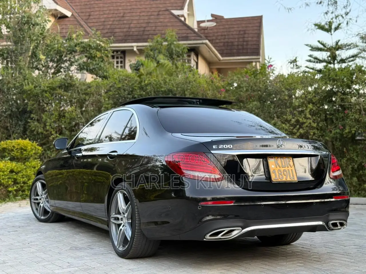 Mercedes-Benz E200 2017 Black