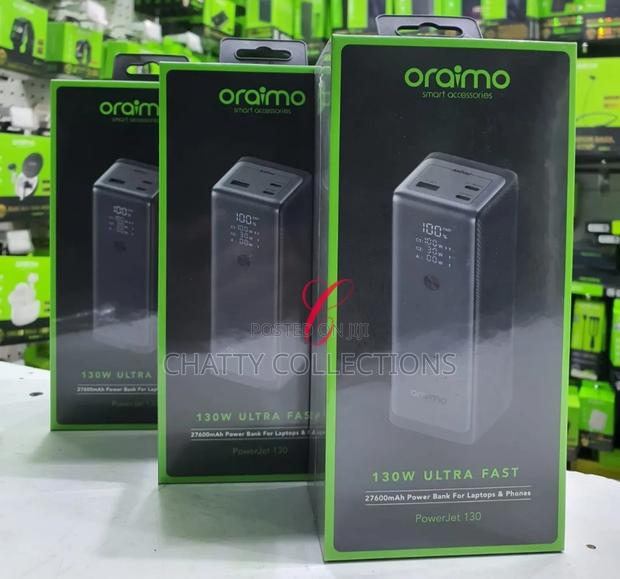 Oraimo 130w Laptop Phone Super Fast Charging Power Bank