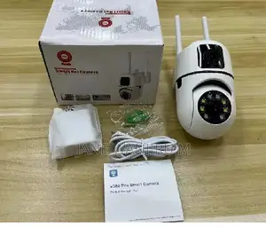 New V380 Wifi Smart Net Dual Bulb PTZ Camera Dual Lens Bulb Camera