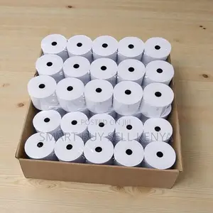 High Speed 50 Pieces 80mm by 80mm by 13mm Thermal Paper Rolls