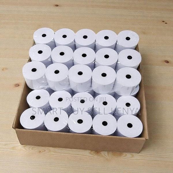 High Speed 50 Pieces 80mm by 80mm by 13mm Thermal Paper Rolls