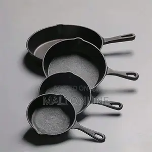 Cast Iron Frying Pan Skillet Non Stick 14,16,20,26cm Induction Pan