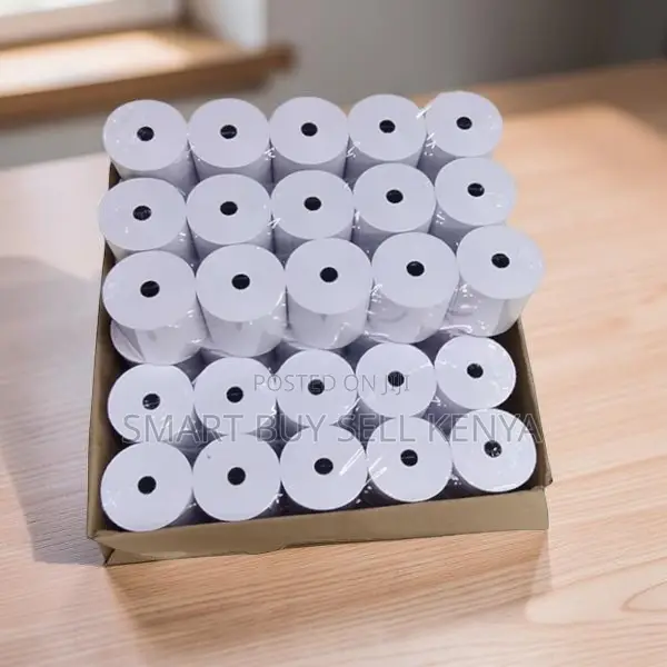 Business Use 50 Pieces 80mm by 80mm by 13mm Thermal Paper Rolls