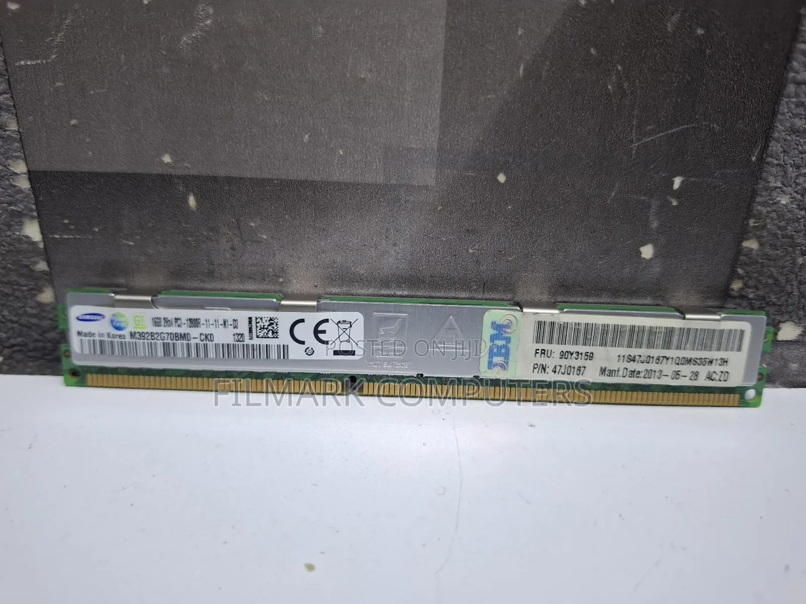 Ibm 90y3159 16gb 2rx4 Pc3-12800r-11-11-N1-D3 1.5v Rdimm for Server
