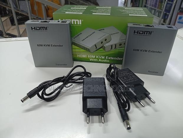60m Hdmi KVM Extender Kit Over Ethernet Cable Full Hd