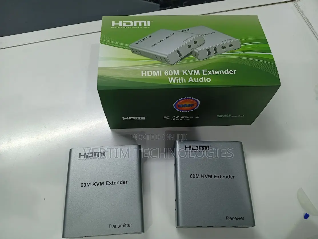 Full Hd Hdmi KVM Extender 60m Over Lan Cable Solution