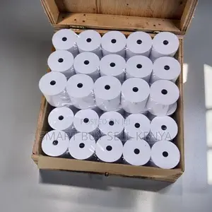 50 Pieces 80mm by 80mm by 13mm Thermal Paper Rolls for Daily Use