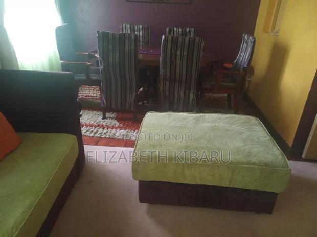 Two 3 Seaters, 1 Ottoman, 1 Pouf, 1 Love Sear - thumbnail 4
