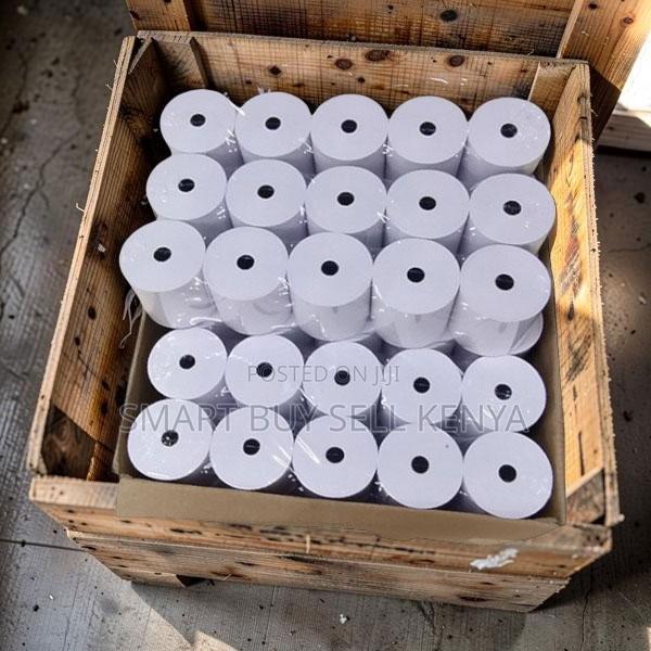 Bulk Pack 50 Pieces 80mm by 80mm by 13mm Thermal Paper Rolls